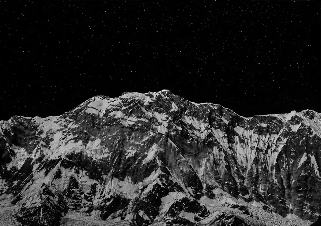 Mount Everest (Black & White)