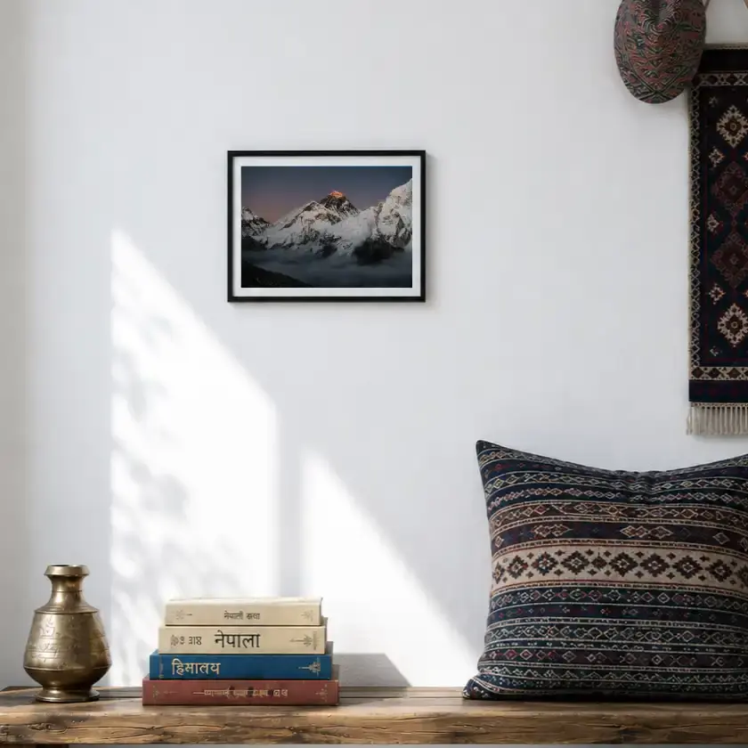 Mount Everest (Sun Set) | Himalayan Landscape Posters