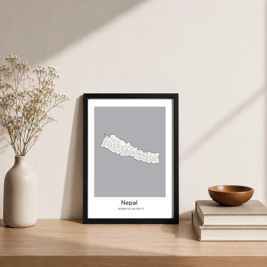 Gray nepal poster