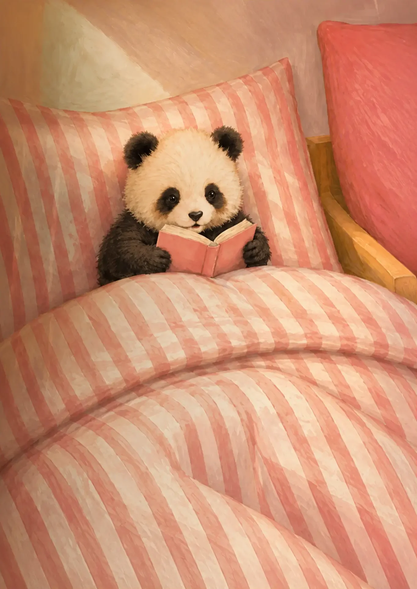 Bedtime Reader Baby Panda