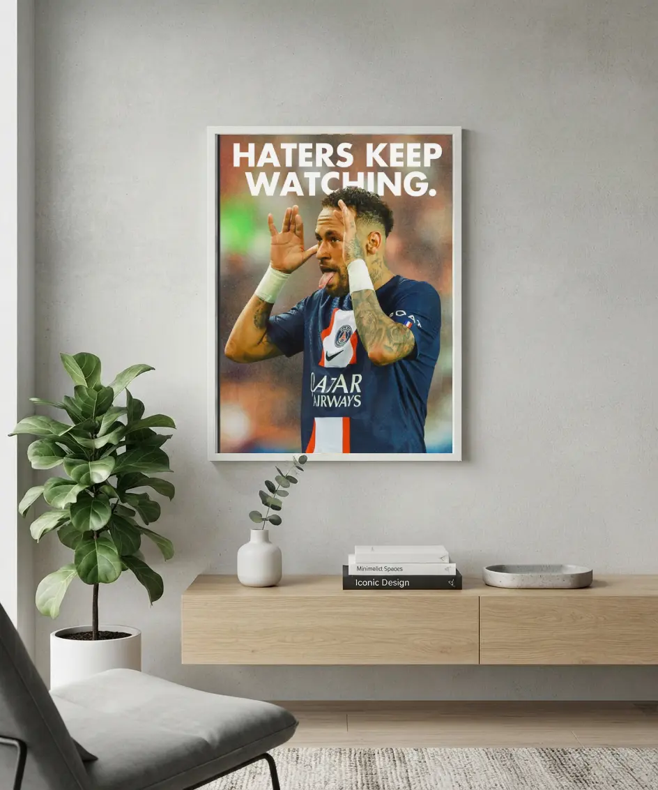 Neymar Haters Keep Watching Paris Saint-Germain Mockup