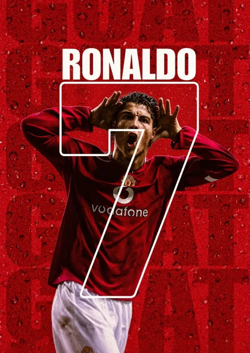 Ronaldo 7 poster