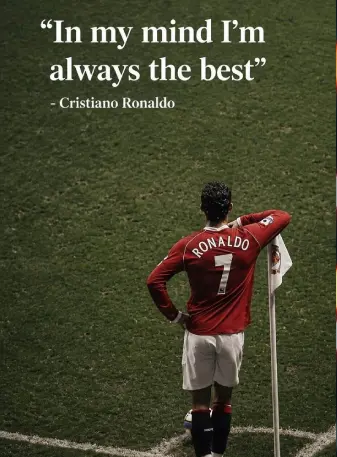 Cristiano Ronaldo "In My Mind I'm Always The Best" poster